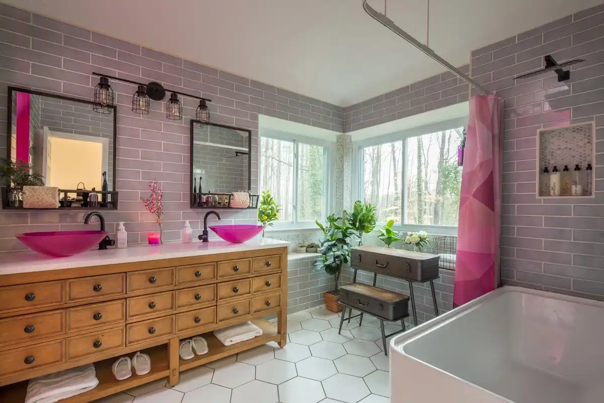 Bathroom renovation after water damage restoration in Boerne
