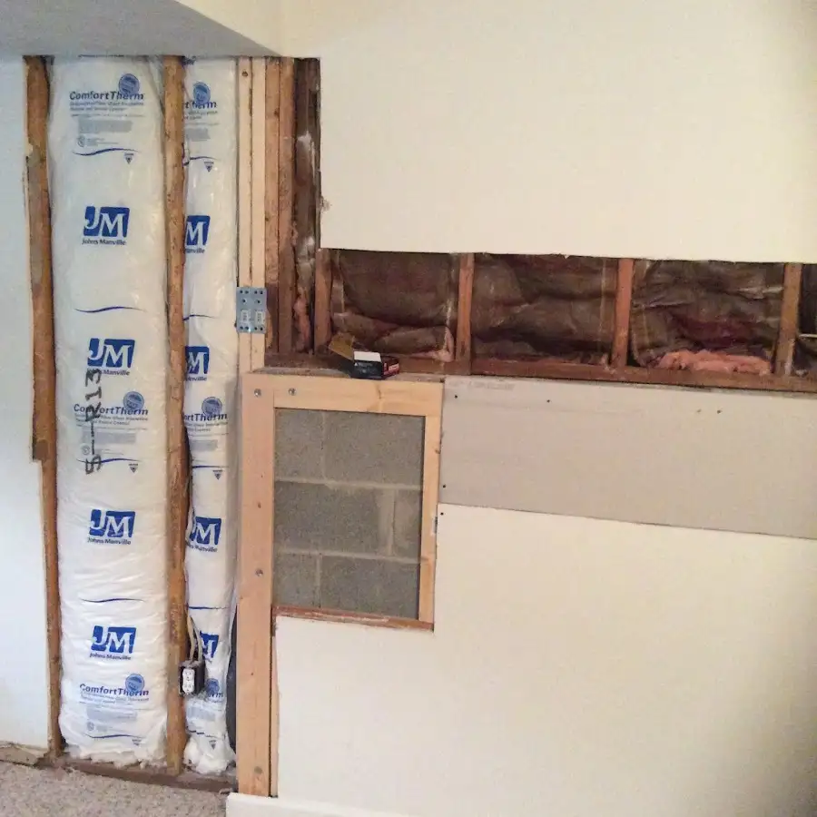 Wall insulation replacement during Contents Cleaning & Restoration in Boerne